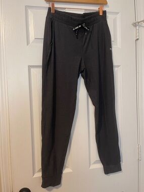 Charcoal Drawstring Jogger Pants